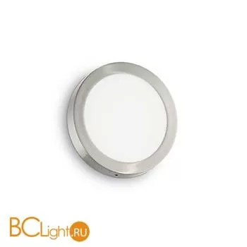Настенный светильник Ideal Lux Universal Ap1 18W Round Nickel 141411
