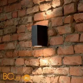 Уличный настенный светильник Ideal Lux Up AP2 Nero 115344