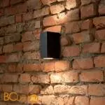 Уличный настенный светильник Ideal Lux Up AP2 Nero 115344