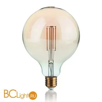 Лампа Ideal Lux E27 GLOBO D125 04W 2200K CRI80 AMBRA DIMM 223926