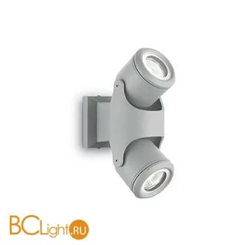 Уличный настенный светильник Ideal Lux Xeno Ap2 Grigio 129518