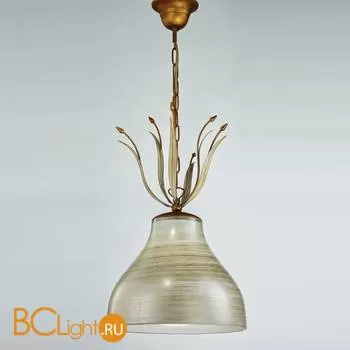 Подвесной светильник IDL Acacia 330/1SG Amber ivory leaves V387/187/42