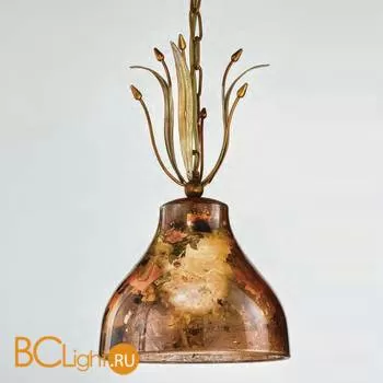 Подвесной светильник IDL Acacia 330/1SM Amber ivory leaves V388/186/42