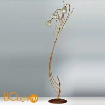 Торшер IDL Acacia 330/3P Amber ivory leaves V369/187/30