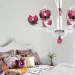 Люстра IDL Afrodite 558/6 chrome crystal with amethyst - Фото 0