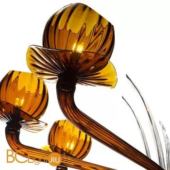 Люстра IDL Afrodite 558/8 gold tobacco - Фото 1