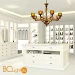 Люстра IDL Afrodite 558/8 gold tobacco - Фото 0