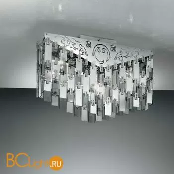 Потолочный светильник IDL Alexandra 404/3PF MIRROR + FUME