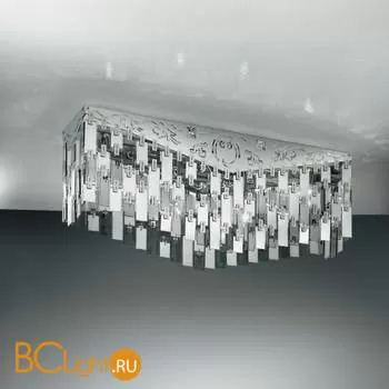 Потолочный светильник IDL Alexandra 404/4PF MIRROR + FUME