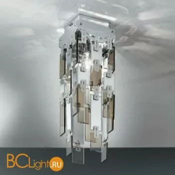 Потолочный светильник IDL Alexandra 404/1PF MIRROR + BRONZE