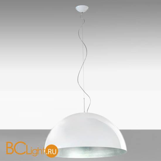 Подвесной светильник IDL Amalfi 478/90/E glossy laquer white / silver leaf inside