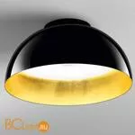 Потолочный светильник IDL Amalfi 478/90PF/E glossy laquer black / gold leaf inside