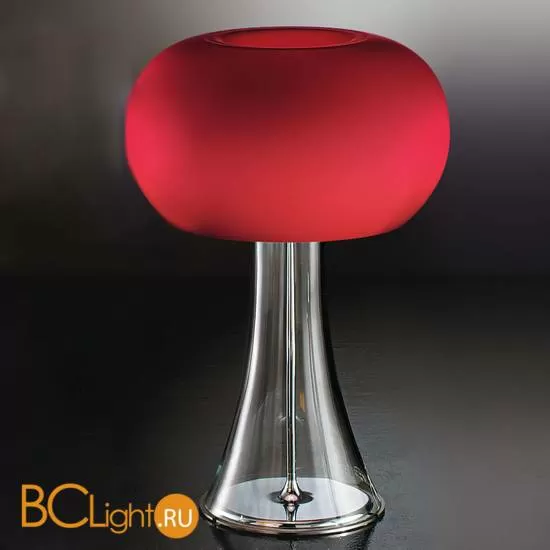 Настольная лампа IDL Aurora 9016/1TLG Transparent + red