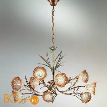 Люстра IDL Betulla 264/6+3 rovere striato V288/149/22