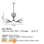 Люстра IDL Betulla 264/5 rovere striato V288/00/22 - Схема