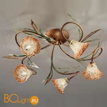 Потолочная люстра IDL Betulla 264/5PF rovere striato V288/149/22