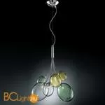 Люстра IDL Bolla 380/4S chrome + multicolour