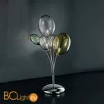 Настольная лампа IDL Bolla 380/3L chrome + multicolour