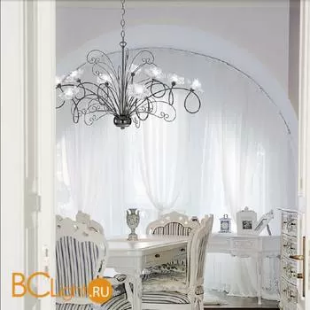 Люстра IDL Butterfly 543/6+3 Black nickel - Фото 0