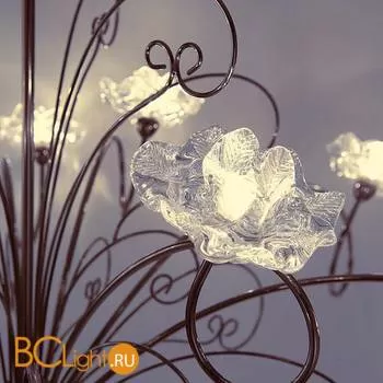 Люстра IDL Butterfly 543/6+3 Black nickel - Фото 1