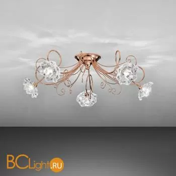 Потолочная люстра IDL Butterfly 543/5PF Copper