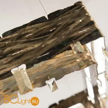 Подвесной светильник IDL Castle 602/110X30 striated brown corten - Фото 1