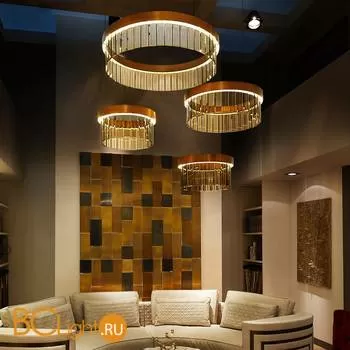 Подвесной светильник IDL Cesare 632/76 brushed bronze + bronze - Фото 0