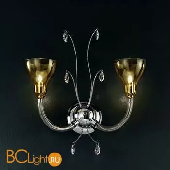 Бра IDL Chiara 355/2A CRYSTAL + YELLOW