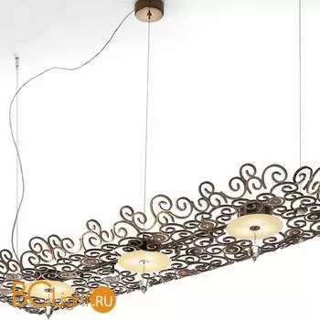 Подвесной светильник IDL Crystal marine 492/9 bronza TOPAZ SW