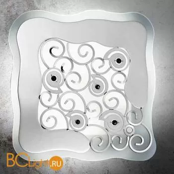 Настенно-потолочный светильник IDL Crystal marine 492/1PF steel BLACK SW