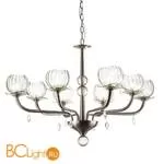 Люстра IDL Dafne 545/4+4 brushed black nickel smoke grey