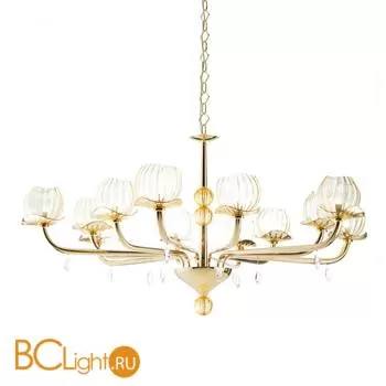 Люстра IDL Dafne 545/6+6 light gold amber