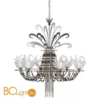 Люстра IDL Exotic 450/8+1 nikel chokolate