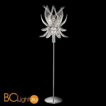 Торшер IDL Ninfea 436/5P Chrome / white Murano glass pearls