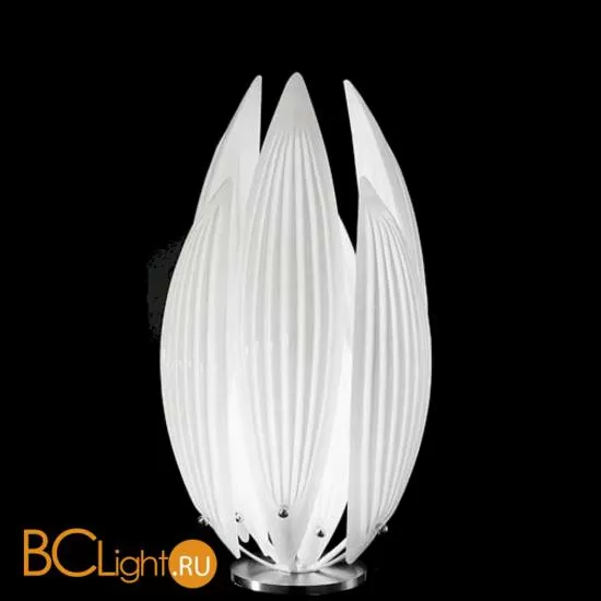Настольная лампа IDL Paradise 430/1L Chrome / white Murano glass