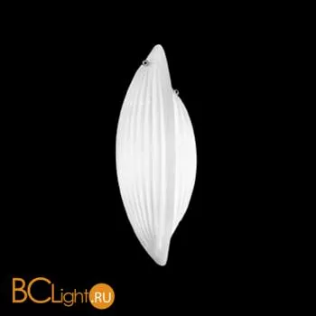 Настенный светильник IDL Paradise 430/2ASX Chrome / white Murano glass