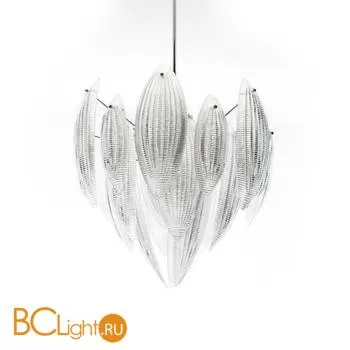 Подвесной светильник IDL Paradise 430/62 chrome / silver leaf Murano glass