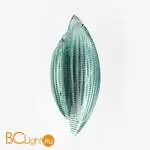 Настенный светильник IDL Paradise 430/2ADX Chrome / Aquamarine Murano glass