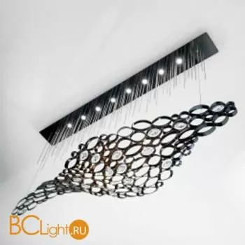 Подвесной светильник IDL Chrysalis 448/8S black nickel with satin nickel chains