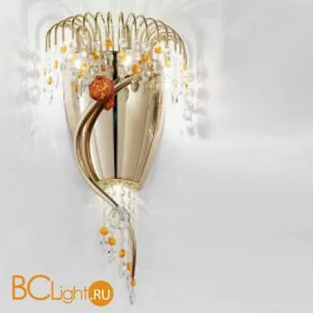 Настенный светильник IDL Divina 439/3+2A light gold