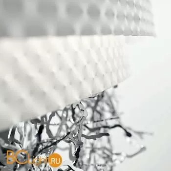 Подвесной светильник IDL Groovy 464/12 velvet white with pure steel - Фото 1