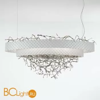 Подвесной светильник IDL Groovy 464/12 velvet white with pure steel