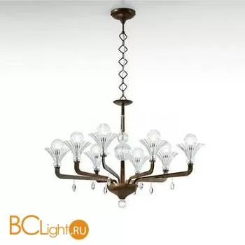 Люстра IDL Supreme 472/4+4 Rusty