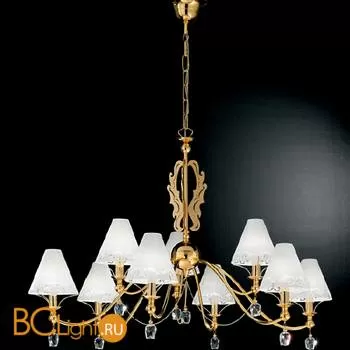 Люстра IDL Fosca 397/6+3 Gold White