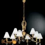 Люстра IDL Fosca 397/6+3 Gold White