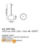 Подвесной светильник IDL Fosca 397/1SG Chrome White - Схема