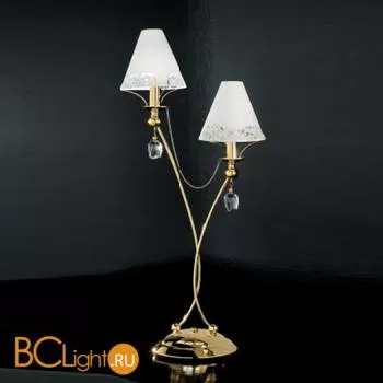 Настольная лампа IDL Fosca 397/2L Gold White