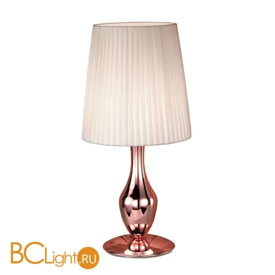 Настольная лампа IDL Glamour 531/1L coppery / ivory plisse