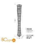 Потолочный светильник IDL Glass waterfall 452/54 - Схема