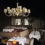 Люстра IDL Grace 530/6+3 brushed gold / gold lame - Фото 0